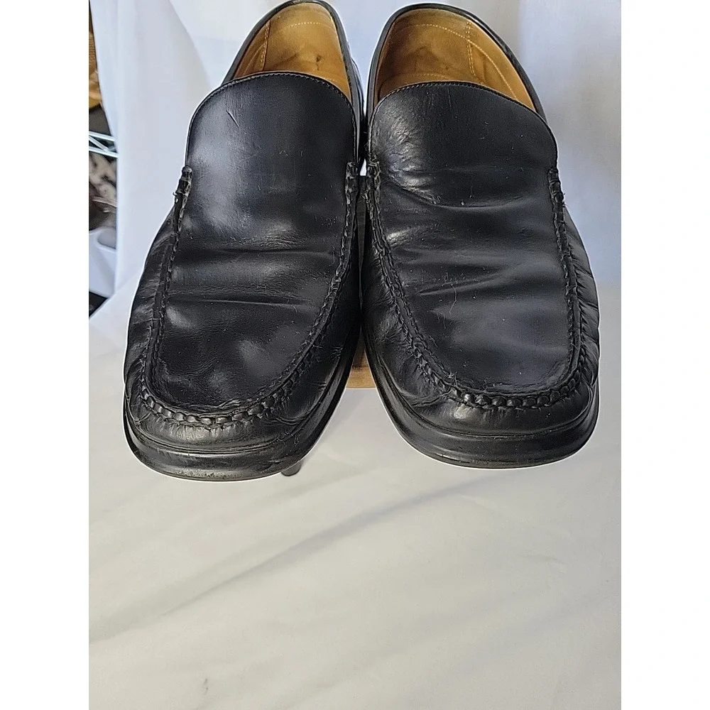 Cole Haan Black Leather Driving Loafers Air‎ Mens Size 11.5M c05778 x c08 10